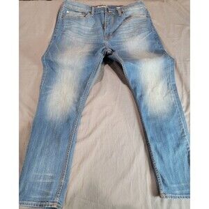 Men's Goodfellow & Co Men’s 38x30 Tapered Total Flex Jeans Light Wash Stretch De